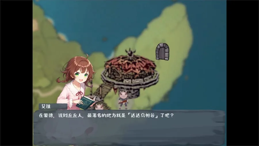 战斗中的队伍配置与地形 丘丘人的野望战斗界面中,队伍与丘丘人单位在六边格地形上交锋